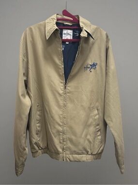 Guy Harvey Tan Lightweight Zip-Front Shirt Jacket